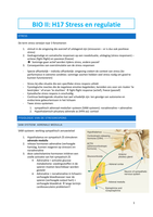 Biologische psychologie II: H17: Stress en regulatie