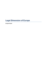 Samenvatting Legal Dimension Book and Seminars