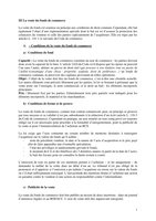 Titre 3 Chapitre 2 - La vente du fonds de commerce + La protection du fonds de commerce (Les biens commerciaux)