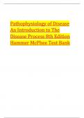 Pathophysiology of Disease An Introduction to The Disease Process 8th Edition Hammer McPhee Test Bank