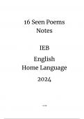 IEB Poems   Select Poems