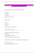 BIOL 1001 Exam 3 Study Guide 2024/2025: Complete with Verified Correct Answers and Authentic Exam Questions