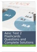 Aesc Test 2 Flashcards Questions and Complete Solutions Graded A+