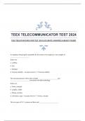 TEEX TELECOMMUNICATOR TEST 2024|ACCURATE ANSWERS|ALREADY PASSED