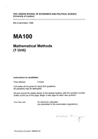 ma100 exam 98