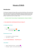 The House of Mirth ORAL PRESENTATION