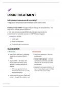 Unit 2 WJEC criminology revision notes - drug treatment & policy 