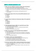 Medicine UG year 1 practice questions exam week 1-4 (1.1.1 Development)//Medicine RUG year 1 practice questions exam week 1-4 (1.1.1 Development)