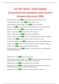 ISDS 3115 Final Pt. 1 Chapters 8, 9, 11, 12, 14, 16 Comprehensive Questions with Correct Answers Update (2024) Accuracy 100%