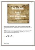  Gr12 Geskiedenis V1 & V2 Rekored & Finaal 2024