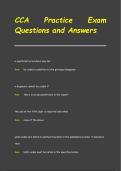 CCA Practice Exam Questions and Answers