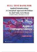 Applied Pathophysiology A Conceptual Approach 4th Edition by Judi Nath TEST BANK/QBANK