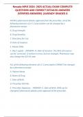 Nevada MPJE 2024- 2025 ACTUAL EXAM COMPLETE QUESTIONS AND CORRECT DETAILED ANSWERS (VERIFIED ANSWERS) |ALREADY GRADED A