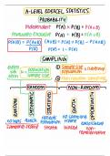 A-LEVEL EDEXCEL  STATISTICS & MECHANICS FULL COURSE CHEATSHEETS