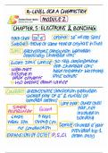 A-LEVEL CHEMISTRY: WHOLE COURSE - REVISION SUMMARY NOTES