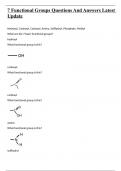 7 Functional Groups Questions And Answers Latest Update