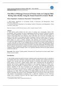 The Effect of Manager Forecast of Future Sales on Company Risk  During Sales Decline Using the Fama-French Five-Factor Model