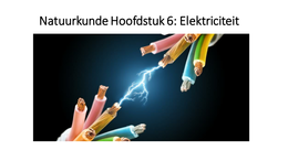 natuurkunde elektriciteit havo 