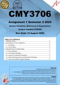 CMY3706 Assignment 1 (COMPLETE ANSWERS) Semester 2 2024 (618440) - DUE 12 August 2024