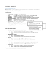 Business Research for IBA Summary (Final)