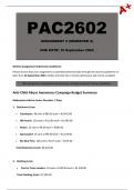 PAC2602 Assignment 2 (Detailed Answers) Semester 2 - Due 16 September 2024