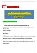 ATI Fundamentals Proctored Exam (2023 / 2024) with Questions and Verified Rationalized Answers, 100% Guarantee Pass