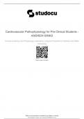 Cardiovascular  Pathophysiology  for Pre-Clinical Students