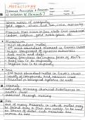 Summary metallurgy notes -  JEEMAIN /  JEEADVANCE  / BITSAT