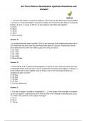 Air Force School Quantitative Aptitude Questions and  answers 