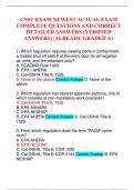 CSST EXAM NEWEST ACTUAL EXAM COMPLETE QUESTIONS AND CORRECT DETAILED ANSWERS (VERIFIED ANSWERS) |ALREADY GRADED A+