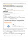 Samenvatting Statistiek II voor bedrijfseconomische wetenschappen (17/20 !!)