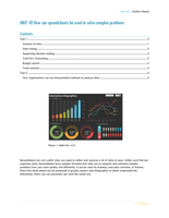 Unit 42: Spreadsheet Modelling How can spreadsheets be used to solve complex problems P1,D1