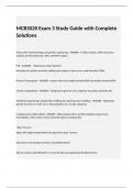 MCB3020 Exam 3 Study Guide with Complete Solutions