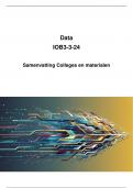 Data (IOB3-3-24) - Samenvatting colleges, key-concepts en materialen