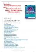 Test Bank for Understanding Pathophysiology 8th Edition By: Sue E. Huether; Kathryn L. McCance Chapter 1- 42|Complete Guide A+Test Bank for Understanding Pathophysiology 8th Edition By: Sue E. Huether; Kathryn L. McCance Chapter 1- 42|Complete Guide A+