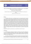 Effect of Learning Models: Giving Questions and Getting Answers on the Student  Achievement in Unsyiah Aceh-Indonesia