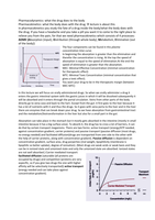 Pharmacology subject 1 hc 1