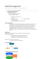 Samenvatting H12: gedrag in organisaties