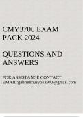 CMY3706 EXAM PACK 2024(Contemporary Criminological Issues)Questions and answers