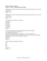 Organic Chem test bank 5