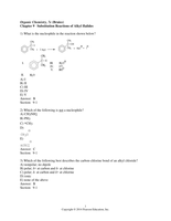 Organic Chem test bank 9