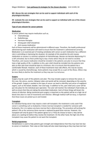 M3, D2- Care pathways & strategies for the chosen disorders    