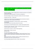 MAN 320F EXAM 2 AROIAN QUESTIONS AND ANSWERS