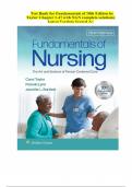 Fundamentals of Nursing 10th Edition by Taylor Chapter 1-47 with NGN complete solutions TEST BANK