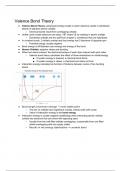 CHEM 130 Chapter 6: Chemical Bonding II