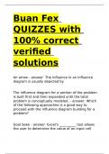 Buan Fex QUIZZES with 100- correct verified solutions.