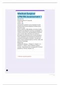 Medical-Surgical LPN/RN Assessment 1ShiftKey [25 Questions and Answers] Verified Correct Answers with Rationale 2024