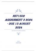 NST1502 Assignment 3 2024 - DUE 13 August 2024