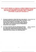 ATI PN ADULT MEDICAL SURGICAL PROCTORED 2023 NEWEST EXAM VERSION A, B AND C EACH