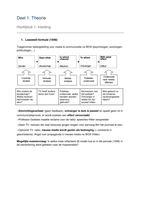 Samenvatting mediacommunicatie (slides & notities van elke les)